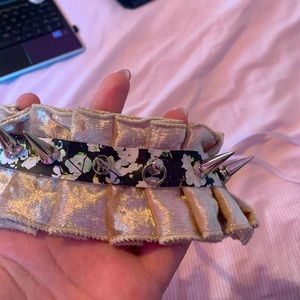 spiked alt goth retro choker